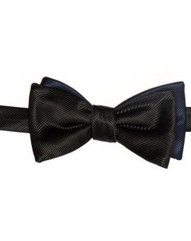 Navy/Black Formal Reversible Bow Tie