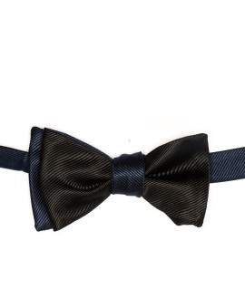 Navy/Black Formal Reversible Bow Tie