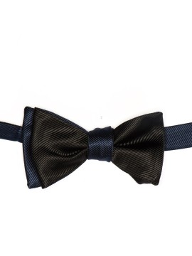 Navy/Black Formal Reversible Bow Tie