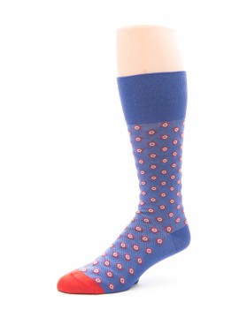 Purple/Red Neat Mc Socks