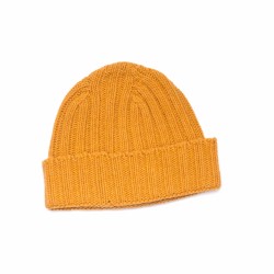 Orange Pure Cashmere Beanie