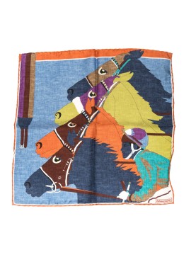 Denim Jockey Print Pocket Square