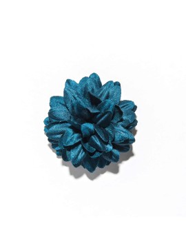 Teal Boutonniere/Lapel Flower